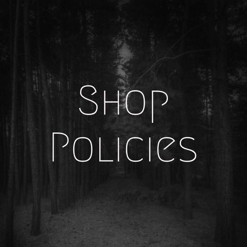 🖤Shop Policies🖤